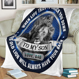 Old Lion Will Always Have Your Back: Premium Blanket